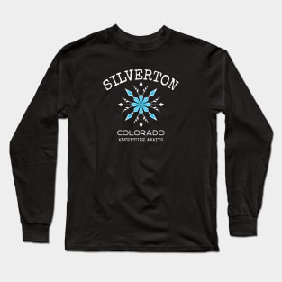 Silverton, Colorado Snowflake Long Sleeve T-Shirt